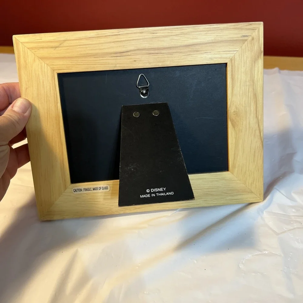 Vtg Walt Disney World Picture Frame 2001 Wood 100 Years Of Magic Mickey 6x4